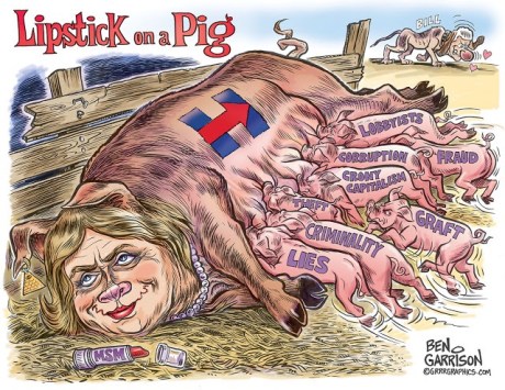 Hillary oinks - 1